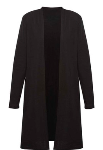 Embroidered logos for branded apparel made in Tauranga NZ embroidered branding long line cardi