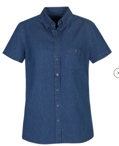 Embroidered logos for branded apparel made in Tauranga NZ embroidered branding denim shirt women