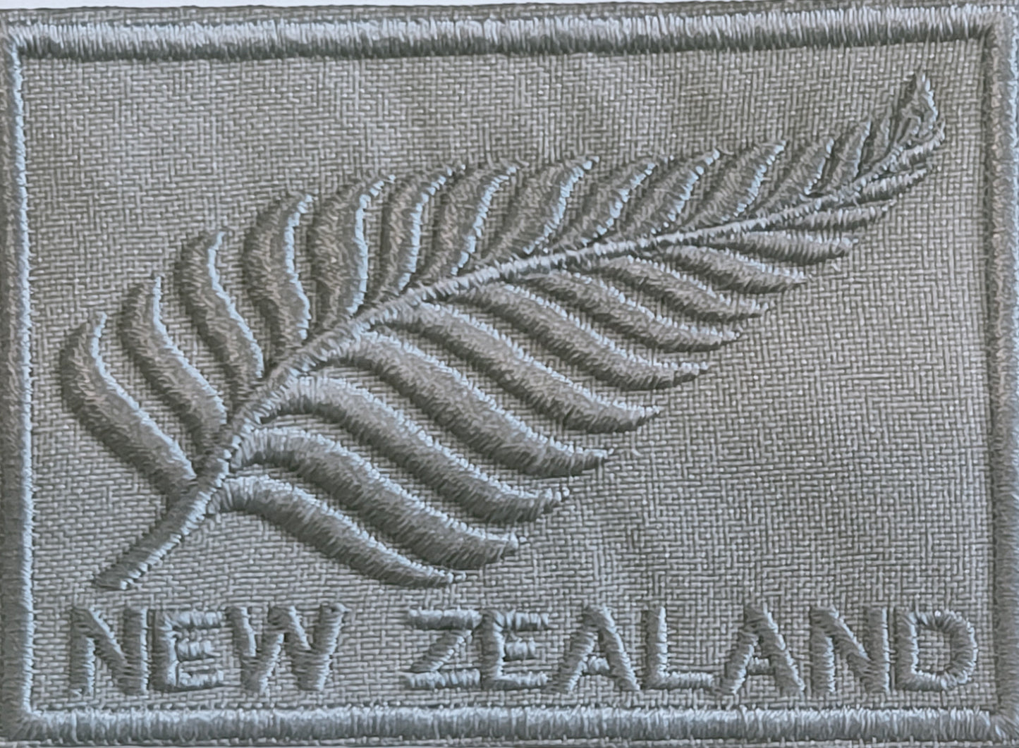 New Zealand Silver Fern with script - Embroidered - Multiple colours