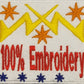 example of 100% embroidery