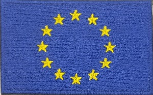 fully embroidered flag patch made in new zealand european union