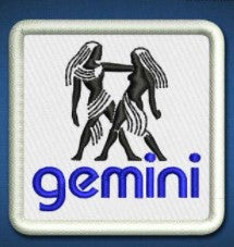 Embroidered Horoscope Patch Gemini
