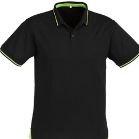 Embroidery patches and logos and branding made in tauranga NZ Mens jet polo P226MS