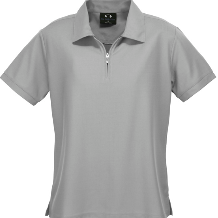 Embroidery patches and logos and branding made in tauranga NZ ladies micro waffle polo P3325