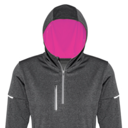 Embroidery patches and logos and branding made in tauranga NZ ladies pace hoodie SW635L