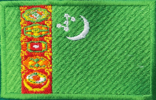 Turkmenistan Flag Patch