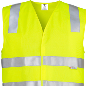 Embroidery patches and logos and branding made in tauranga NZ basic hiviz vest