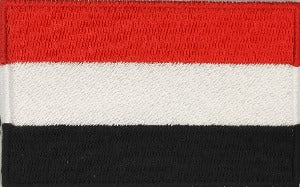 fully embroidered flag patch made in new zealand flag of yemen