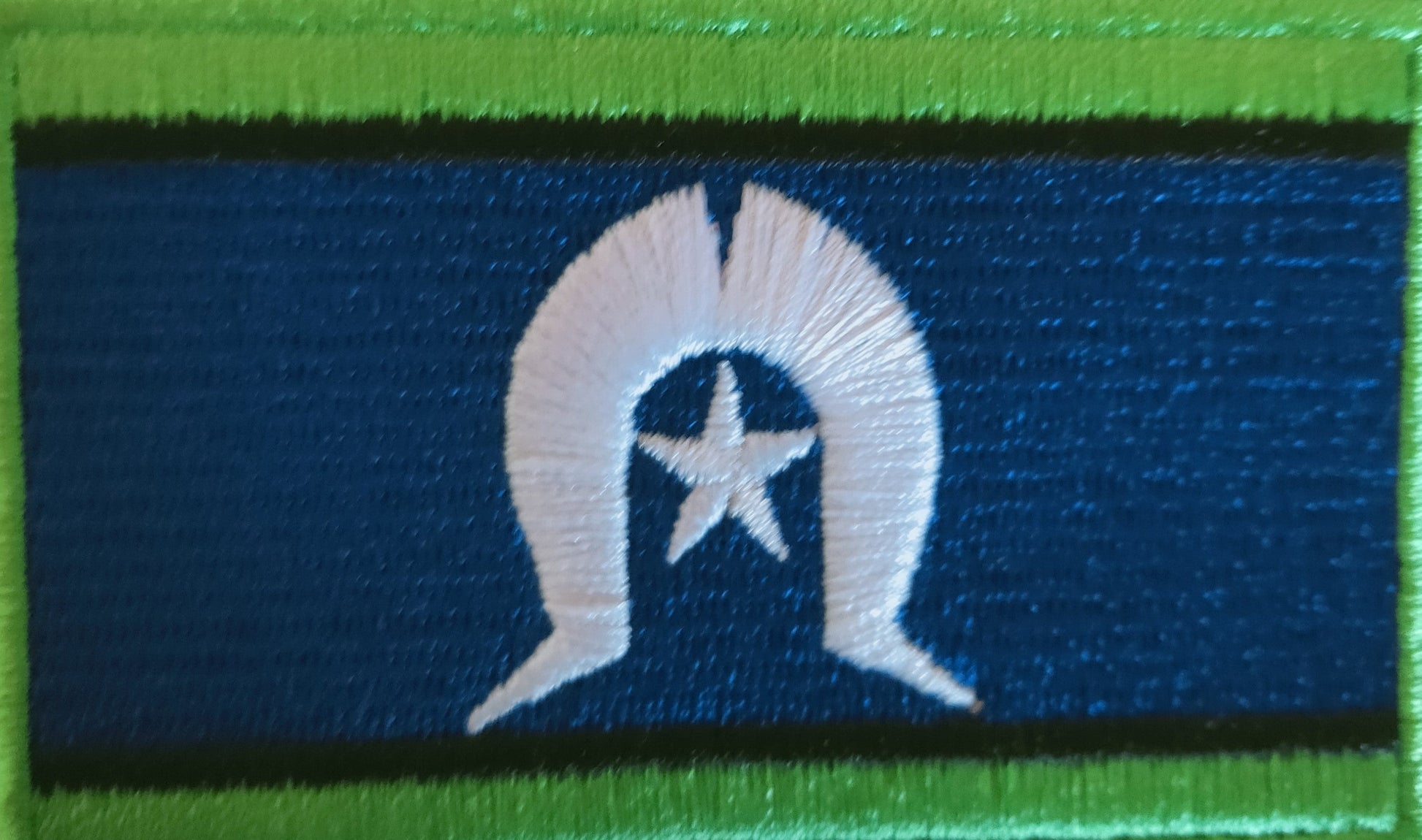 torres strait flag patch made in new zealand