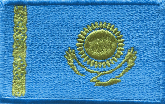 Khazakstan Flag Patch