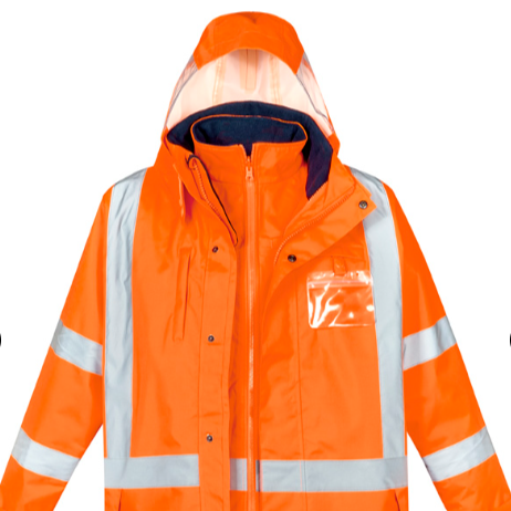 Carhartt hi hotsell vis waterproof jacket