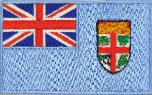 fully embroidered flag patch made in new zealand fiji