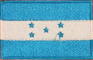 fully embroidered flag patch made in new zealand flag of honduras