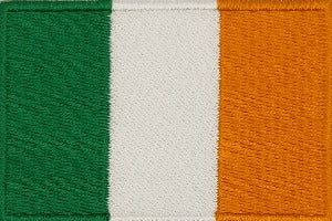fully embroidered flag patch made in new zealand flag of ireland