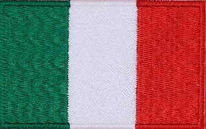 fully embroidered flag patch made in new zealand flag of italy