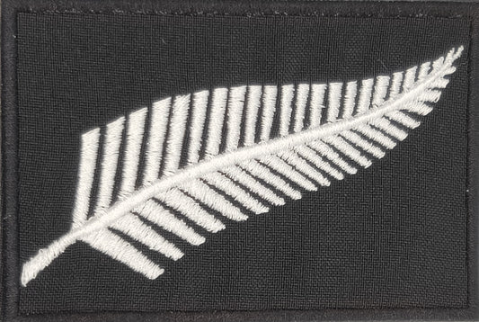 Flag Patch of NZ - All Blacks Silver Fern