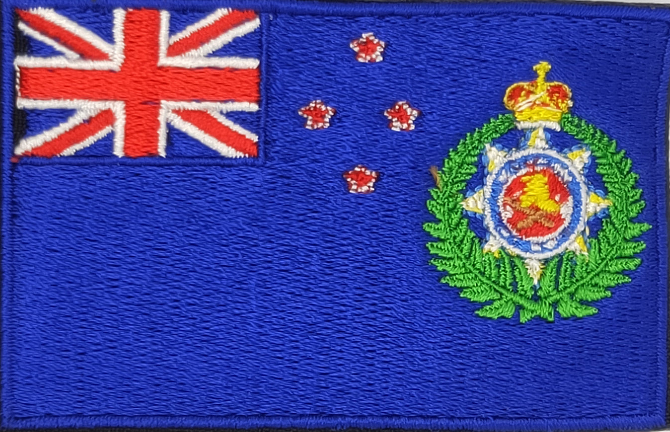 Flag Patch of NZ Fire Service Ensign ACE Embroidery / Patches.co.nz