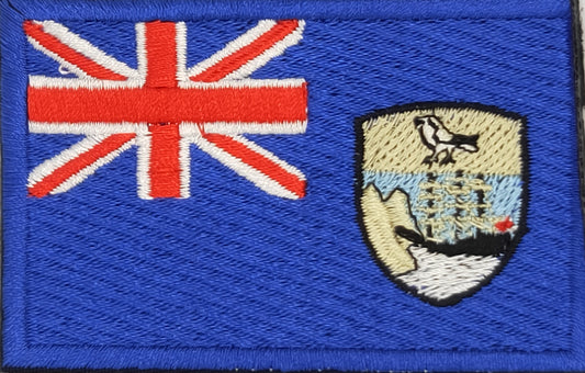 fully embroidered flag patch of saint helena made in new zealand