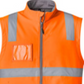 Embroidered logos for branded apparel made in Tauranga NZ embroidered branding  vest softshell hiviz