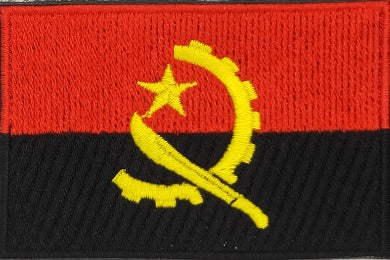 Fully embroidered flag patch of Angola Made in New zealand