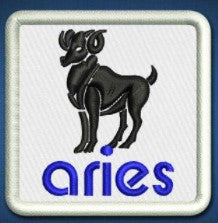 Embroidered Horoscope Patch Aries
