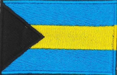 fully embroidered flag patch of bahamas made in new zealand