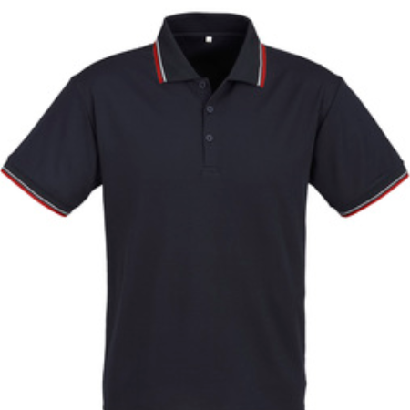 Embroidery patches and logos and branding made in tauranga NZ cambridge mens polo P227MS