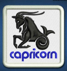 Embroidered Horoscope Patch Capricorn