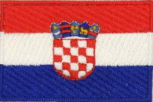 fully embroidered flag patch made in new zealand croatia