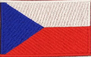 fully embroidered flag patch made in new zealand czech republic