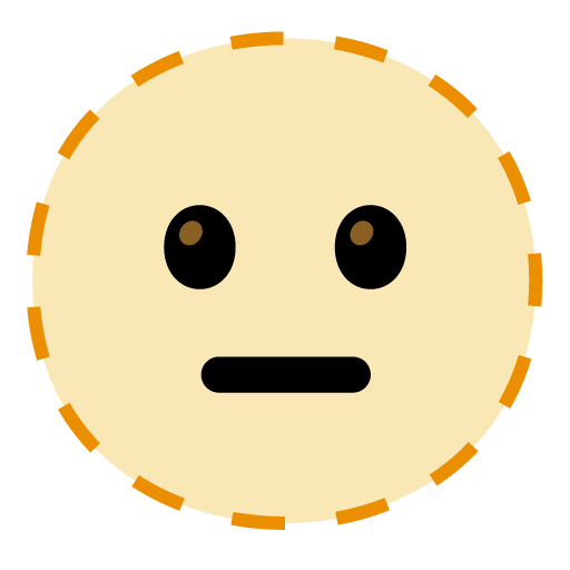 emoji dotted line face made in new zealand