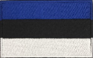 fully embroidered flag patch made in new zealand estonia