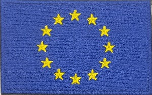 fully embroidered flag patch made in new zealand european union