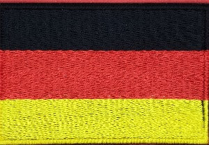 fully embroidered flag patch made in new zealand flag of germany