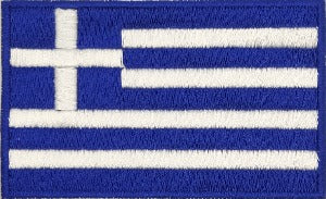 fully embroidered flag patch made in new zealand flag of greece