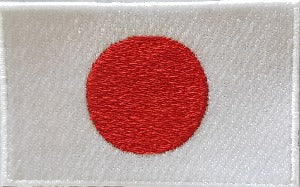 fully embroidered flag patch made in new zealand flag of japan