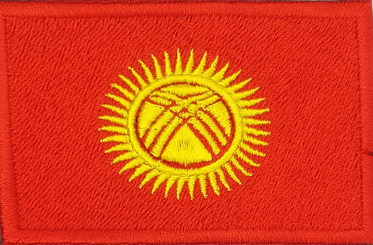 Kyrgyzstan Flag Patch