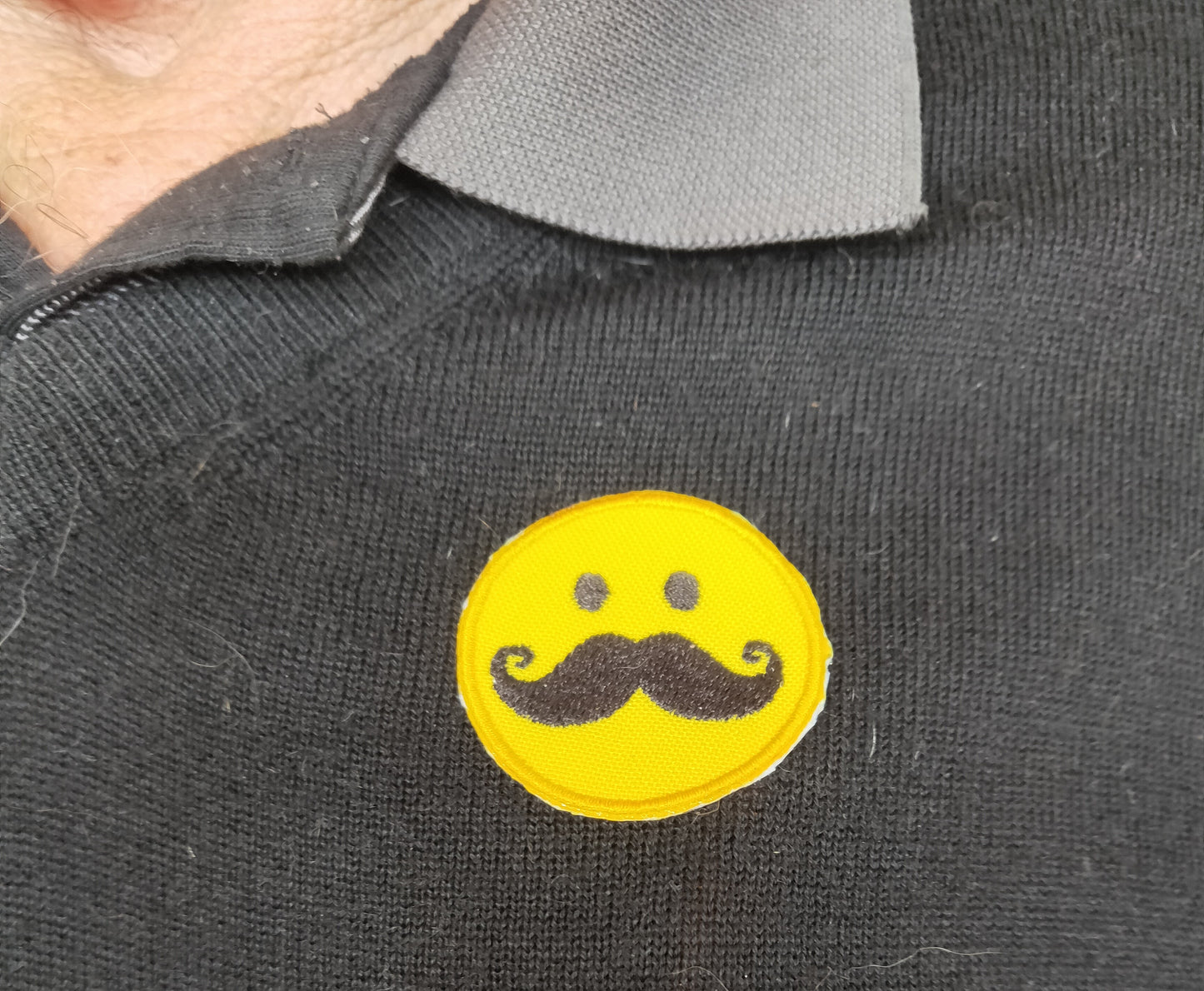 Movember Emoji Patches