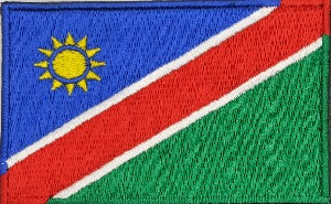 fully embroidered flag patch made in new zealand flag of namibia