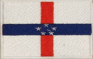 fully embroidered flag patch made in new zealand flag of netherlands antilles