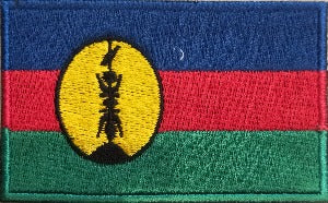 fully embroidered flag patch made in new zealand flag of new caledonia