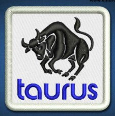 Embroidered Horoscope Patch Taurus
