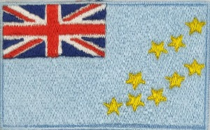 fully embroidered flag patch made in new zealand flag of tuvalu
