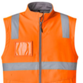 Embroidery patches and logos and branding made in tauranga NZ hiviz vest soft shell syzmik