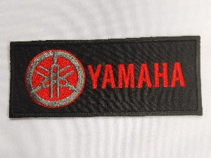 embroidered yamaha motocycle patch