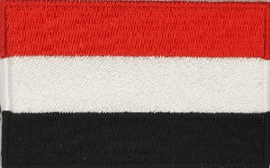 fully embroidered flag patch made in new zealand flag of yemen